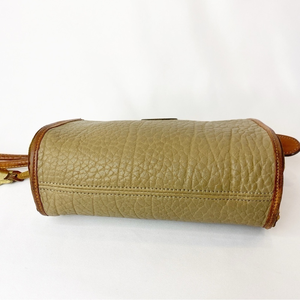 Vintage 80/90s Y2K Dooney & Bourke Leather Calfskin Mini Zip Top Cross Body Bag - Picture 6 of 16
